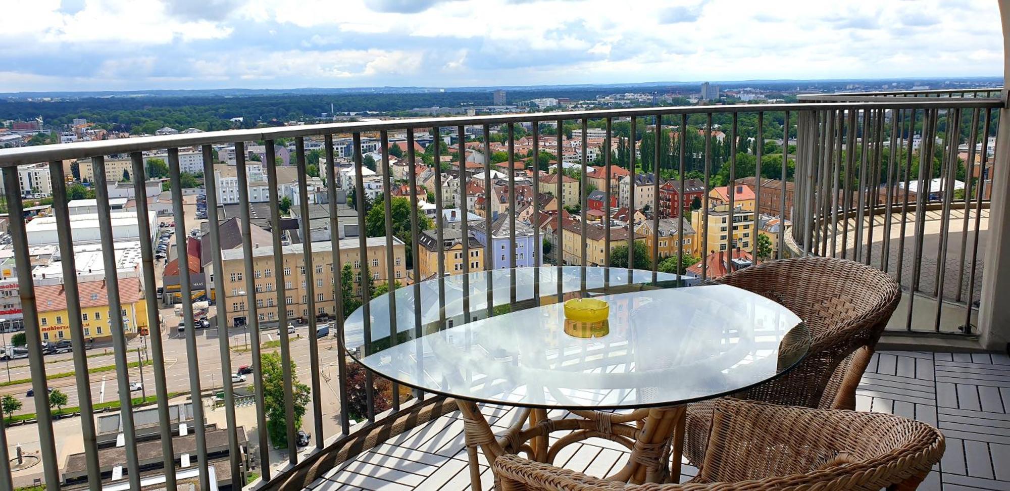 Suite-Xxi City View Hotelturm Augsburg Dış mekan fotoğraf