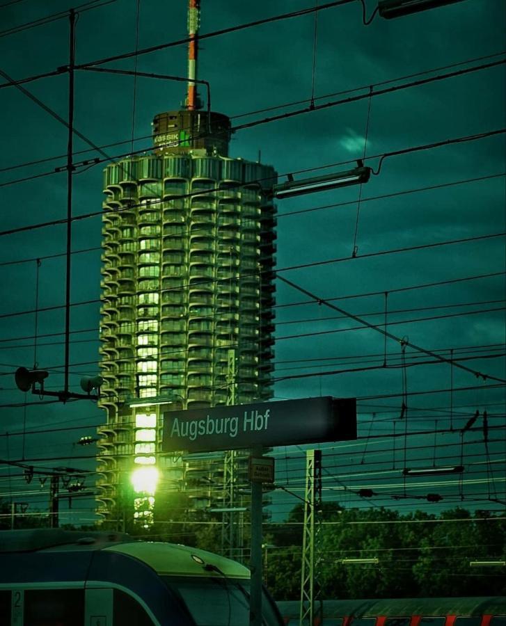 Suite-Xxi City View Hotelturm Augsburg Dış mekan fotoğraf